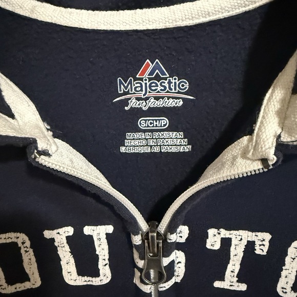 NFL Houston Texans Sequin Hoodie Ladies Women's Bling Full Zip Sweatshirt - Picture 3 of 4